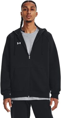 Under Armour Men's Rival Fleece Full Zip Hoodie in Saudi Arabia