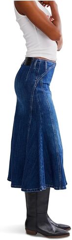 Free People Women's Zia Denim Skirt in Saudi Arabia