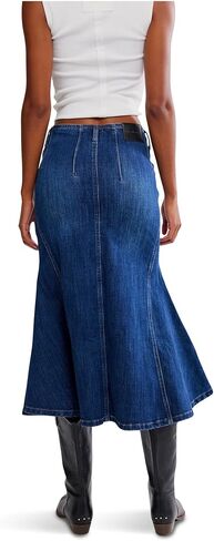 Free People Women's Zia Denim Skirt in Saudi Arabia