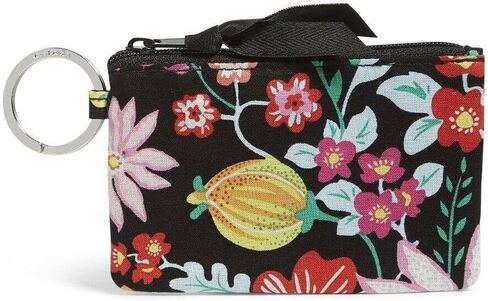 Vera Bradley Fruity Floral Print Zip ID Case, Tangerine Twist in Saudi Arabia