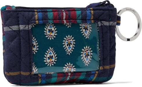 Vera Bradley Women's Cotton Zip ID Case Wallet in Saudi Arabia