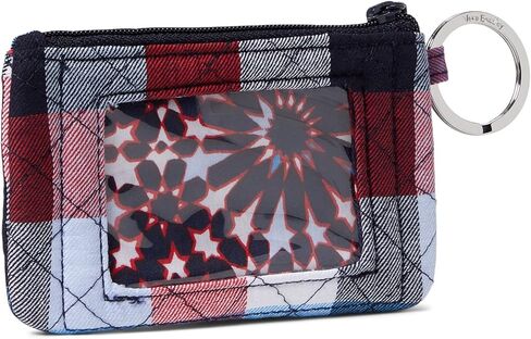 Vera Bradley Women's Cotton Zip ID Case Wallet in Saudi Arabia