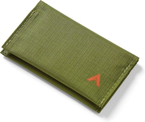 حامل بطاقة Allett ، Jet Black | نايلون ، bifold ، يحمل بطاقات عمل 2-12 ، رقيقة ، الحد الأدنى ، الجيب الأمامي | للرجال والنساء in Kuwait