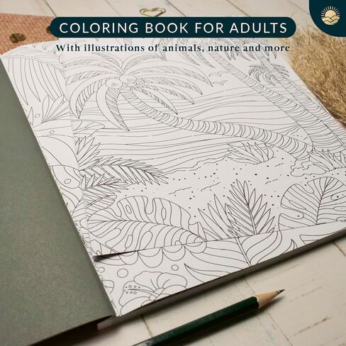 كتاب تلوين Mindmellow "أفكاري" للبالغين والمراهقين - كتاب تلوين لاسترخاء البالغين - اليقظة والسلام من خلال كتاب التلوين - تخفيف التوتر in Kuwait