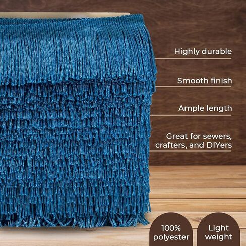 Trims by the Yard 2" Chainette Fringe Beige | (5 Yard Cut) Trim in Saudi Arabia