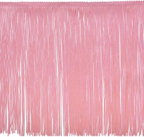 حواف من The Yard مقاس 30.48 سم، حواف مزخرفة مصنوعة من البوليستر، للأزياء التنكرية وديكور المنزل وديكورات الحفلات، حواف متينة، قطع 5 ياردات، ذهبي وردي in Kuwait