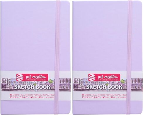 Talens Art Creation Sketchbook 80 Sheets, 12 cm x 12 cm, Pink Champagne, 8712079468064 in Kuwait