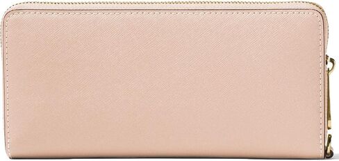 Michael Kors Jet Set Travel Continental ، Hardware Gold-LOTE/MK Signature Twill/Brown/Black in Saudi Arabia
