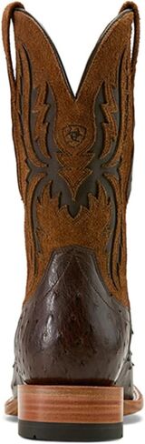 ARIAT Men's Drifter Exotic Ostrich Western Boot Broad Square Toe Brown 9.5 EE US in Saudi Arabia