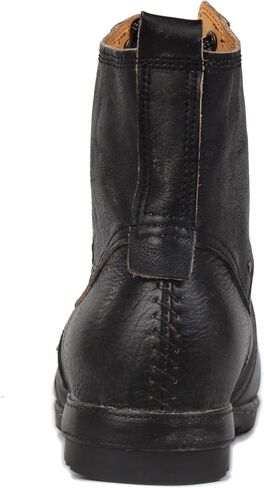 Osstone Vintage Brown Moto Boots for Men Fashion Lace-Up Leather Retro Chukka Boots Nasual OS-6015-6-Vintage-US-R in Saudi Arabia