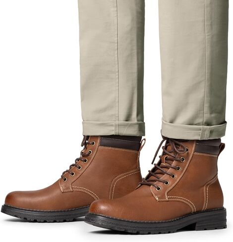 Bruno Marc Men's Dress Oxford Fashion and Comfort Ankle Lace Up Boots in Saudi Arabia