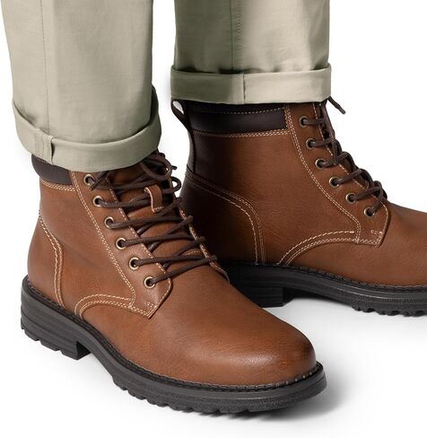 Bruno Marc Men's Dress Oxford Fashion and Comfort Ankle Lace Up Boots in Saudi Arabia