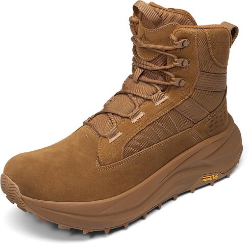 Nortiv 8 Men's Wide Toe Box Work Military Tactical Boots Barefor in Saudi Arabia