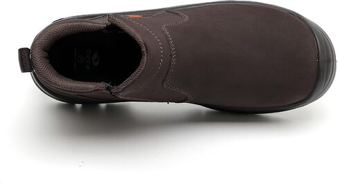DRKA Men's Steel Toe Chelsea Boots - EH Waterproof Work Shoes for Construction, Industrial, Slip Resistant in Saudi Arabia