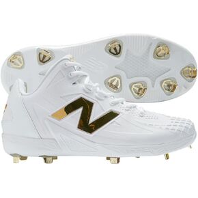 New Balance Men's Ohtani 1 Metal Baseball Cleats White/Gold Medium 11 in Kuwait