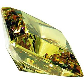 12 X 12 MM / 9.50 CTS Yellow Cubic Zirconia Super Quality Loose Square Stone 7 Star U.S.A Shipper in Saudi Arabia
