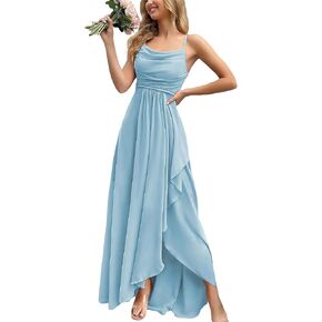 نساء 2026 ربيع فستان المساء الأنيق الطويل الطويل لباس خط زفاف ضيف حفل زفاف كوكتيل وصيفات الشرف in Kuwait