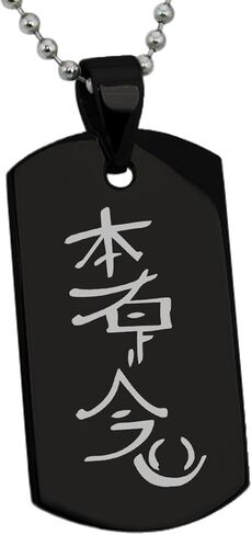 الفولاذ المقاوم للصدأ Reiki Hon sha ze sho nen distant symbol dog tag necklace netclace in Saudi Arabia