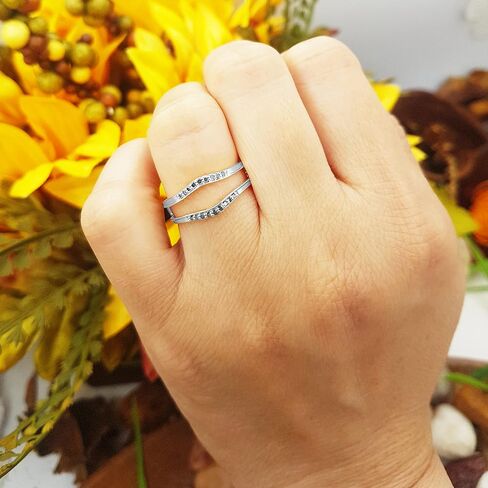 0.1tw 10K Solid Gold Round Blue Diamond Womens Anniversary Enhancer Guard Wedding Band in Saudi Arabia