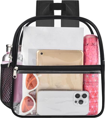 USPECLARE Clear Backpack for Stadium Approved 12×6×12, Water proof Clear Bag for Stadium Events and Concert Work Sport Event in Kuwait