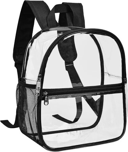 USPECLARE Clear Backpack for Stadium Approved 12×6×12, Water proof Clear Bag for Stadium Events and Concert Work Sport Event in Kuwait