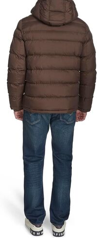 Tommy Hilfiger Men's Hooded Puffer Jacket (Standard and Big & Tall) in Saudi Arabia