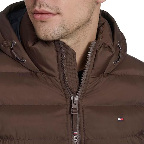 Tommy Hilfiger Men's Hooded Puffer Jacket (Standard and Big & Tall) in Saudi Arabia