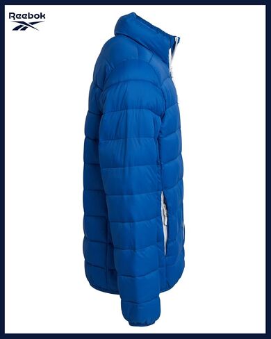 Reebok Mens Winter Jacket - Windproof Water Resistant Quilted Winter Coat - Lightweight Insulated Puffer Jacket for Men in Saudi Arabia