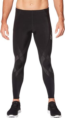 CW-X Men's Standard Endurance Generator Joint and Muscle Support Compression Tight, Black/Lime in Saudi Arabia