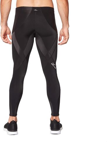 CW-X Men's Standard Endurance Generator Joint and Muscle Support Compression Tight, Black/Lime in Saudi Arabia