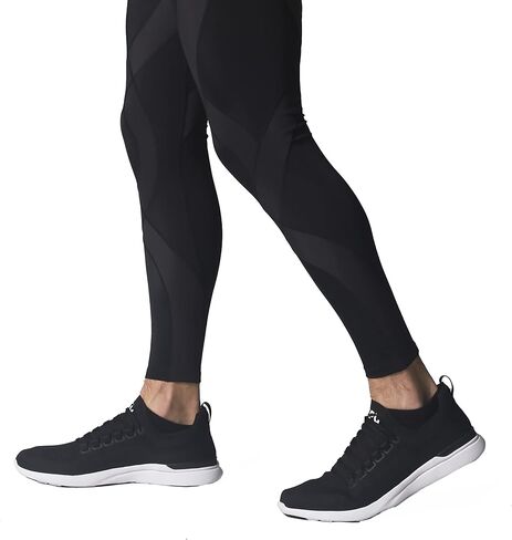CW-X Men's Standard Endurance Generator Joint and Muscle Support Compression Tight, Black/Lime in Saudi Arabia