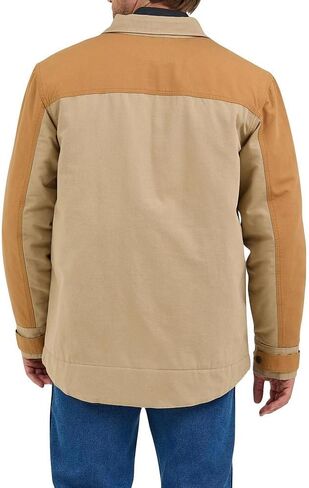 Wrangler Men's Chipmunk Mixed Canvas Chore Coat in Saudi Arabia