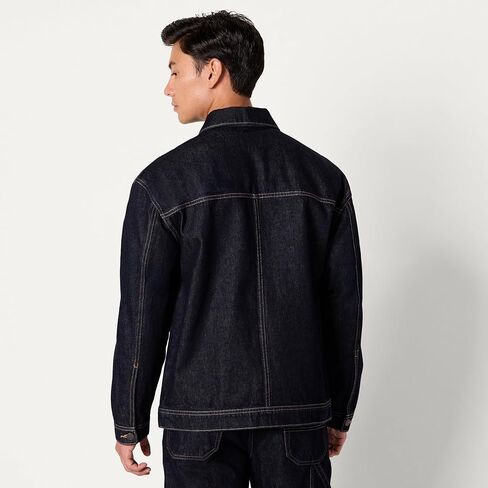 Amazon Essentials Men's Men's Rigid Denim Stacket-Fit Forfity Stack in Kuwait