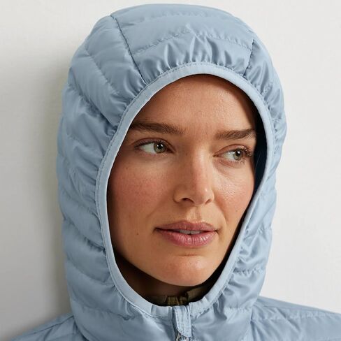 Eddie Bauer Women's Microlight Hooded Down Jacket in Saudi Arabia