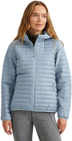 Eddie Bauer Women's Microlight Hooded Down Jacket in Saudi Arabia