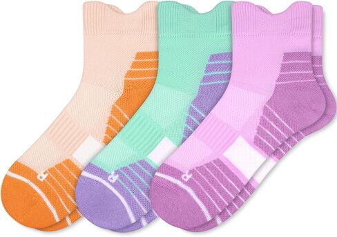 Gonii Ankle Socks Womens Running Compression Hiking Quarter Athletic Socks 3 Pairs in Kuwait