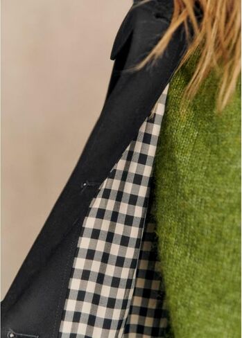 Songling Womens Long Trench Coat Single Breasted Oversized Windproof Trendy Fall Jacket Outerwear Coats in Saudi Arabia