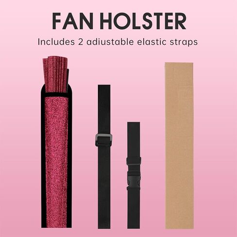 13 بوصة بريق كبير هذيان قابلة للطي مروحة اليد مع الحافظة للرجال/النساء مروحة محمولة ل EDM ، المهرجان ، النادي ، الحفلات ، الرقص خط ، ذهب in Kuwait