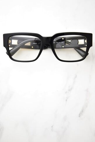 VERSACE VE 3350 Black Gold 55/18/140 men Eyewear Frame in Saudi Arabia