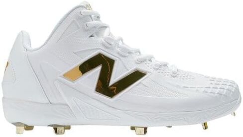 New Balance Men's Ohtani 1 Metal Baseball Cleats White/Gold Medium 11 in Saudi Arabia