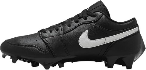 Jordan 1 Low TD Men's Football Cleat (FJ6245-001 ، Black/Black/White) الحجم 14 in Saudi Arabia