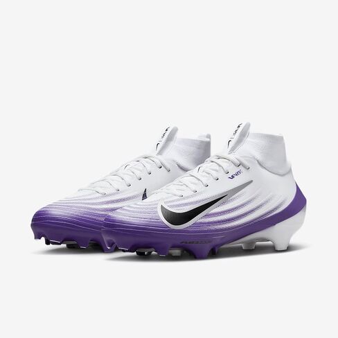 Nike Vapor Pro 1 Football Cleats (HM8850-104 ، White/Midnight Navy/Metallic Silver/Black) in Saudi Arabia