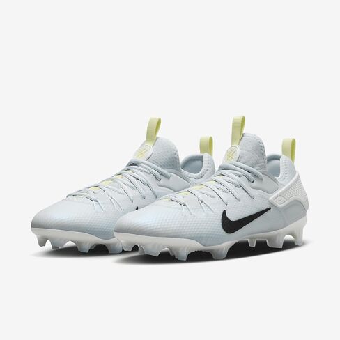 Nike Huarache 9 Elite Low Lax Se lacrosse cleats (FV6147-001 ، كرة القدم الرمادية/البيضاء/اللون الأخضر/الأسود) 10.5 in Saudi Arabia