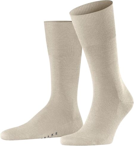 FALKE Men's Airport Dress Socks, Premium Merino Wool Cotton Blend, Sustainable Luxury, Eco-Friendly Business Casual, 1 Pair in Saudi Arabia