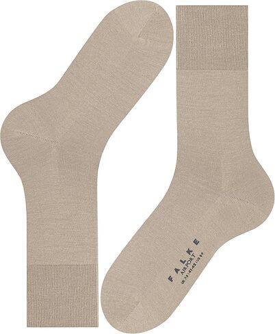 FALKE Men's Airport Dress Socks, Premium Merino Wool Cotton Blend, Sustainable Luxury, Eco-Friendly Business Casual, 1 Pair in Saudi Arabia