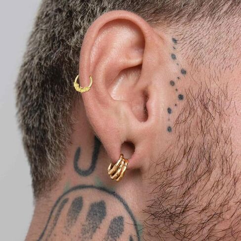 16g 8mm/10mm العنكبوت الخفافيش عنكبوت حلقات الحاجز الصافي ، حلقات أنف هالوين الصلب الجراحي ، الشفاه حلزونيات الغضروف من الأقراط in Saudi Arabia