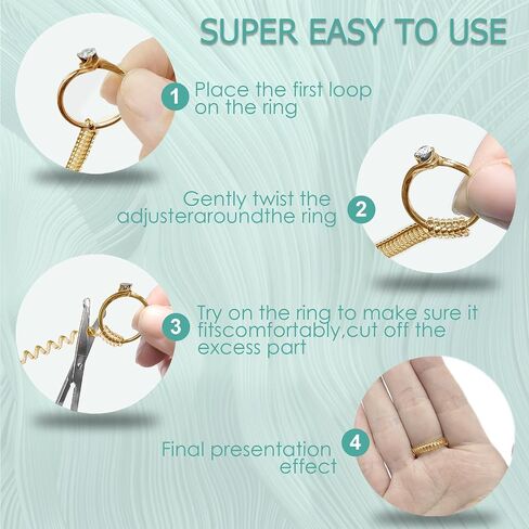ضابط حجم الحلقة للحلقات فضفاضة ， حراس ضابط خاتم Kueroarami ، 6 أحجام من الحلقات المجاهة Rings Trainener من 1-8 مم ، يقلل من حجم الفواصل بمقدار 0.5-1.5 (الذهب) in Kuwait