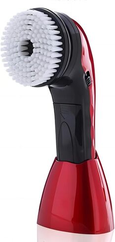 Mini Electric Household Shoe Polisher, Portable Leather Polishing Equipment, Automatic Cleaning Machine, Hand-Held Shoe Polisher Kit for Men and Women, Leather Care Kit,Red in Saudi Arabia