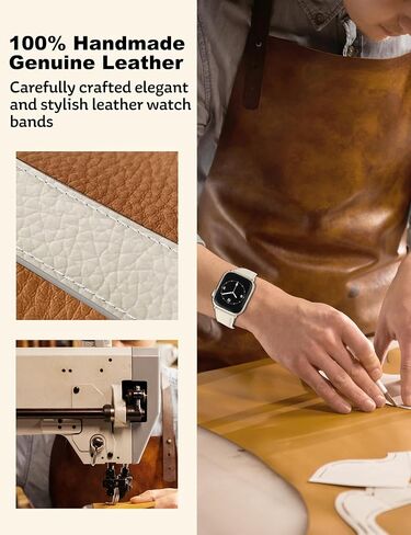 نطاق ساعة مراقبة مغناطيسية جلدية متوافقة مع Apple Watch 46mm 45mm 44mm 42mm 41mm 40mm 40mm 38mm ، حزام بديل مصمم الحبوب العلوي للنساء Men iWatch Series 10/9/8/7/6/5/4/3/2/1/se/se/ultra 2 in Saudi Arabia