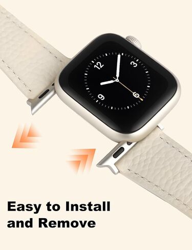نطاق ساعة مراقبة مغناطيسية جلدية متوافقة مع Apple Watch 46mm 45mm 44mm 42mm 41mm 40mm 40mm 38mm ، حزام بديل مصمم الحبوب العلوي للنساء Men iWatch Series 10/9/8/7/6/5/4/3/2/1/se/se/ultra 2 in Saudi Arabia